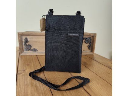 Taštička na mobil - čierna