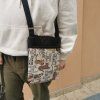 Crossbody - hnedé mačky